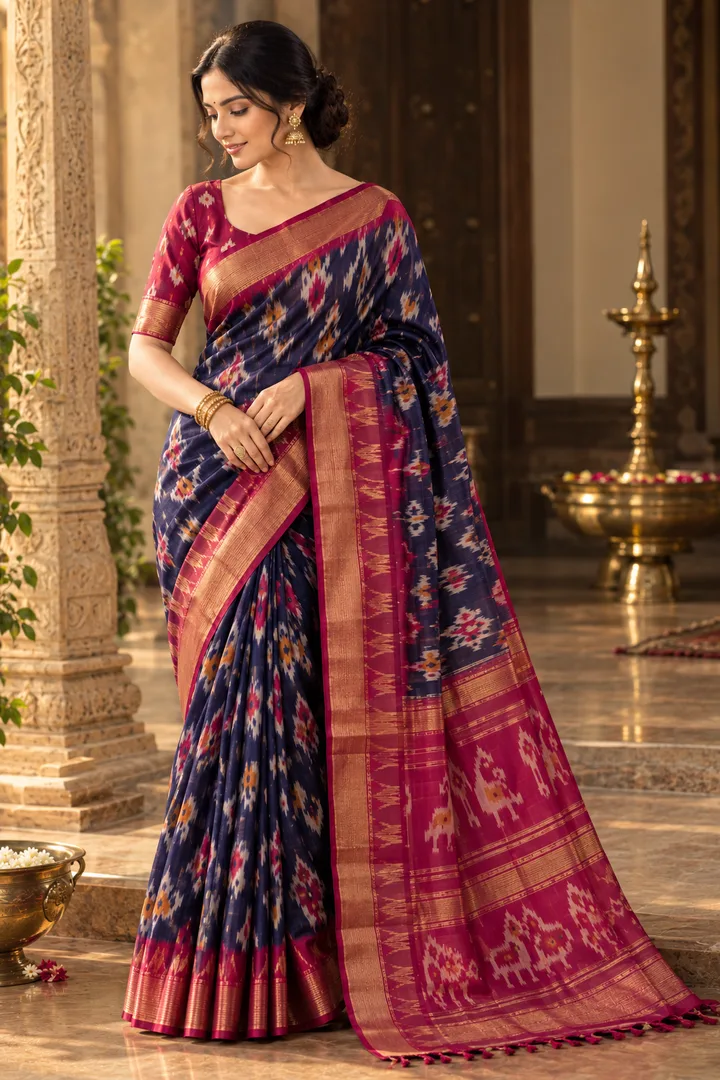 Ikkat sarees